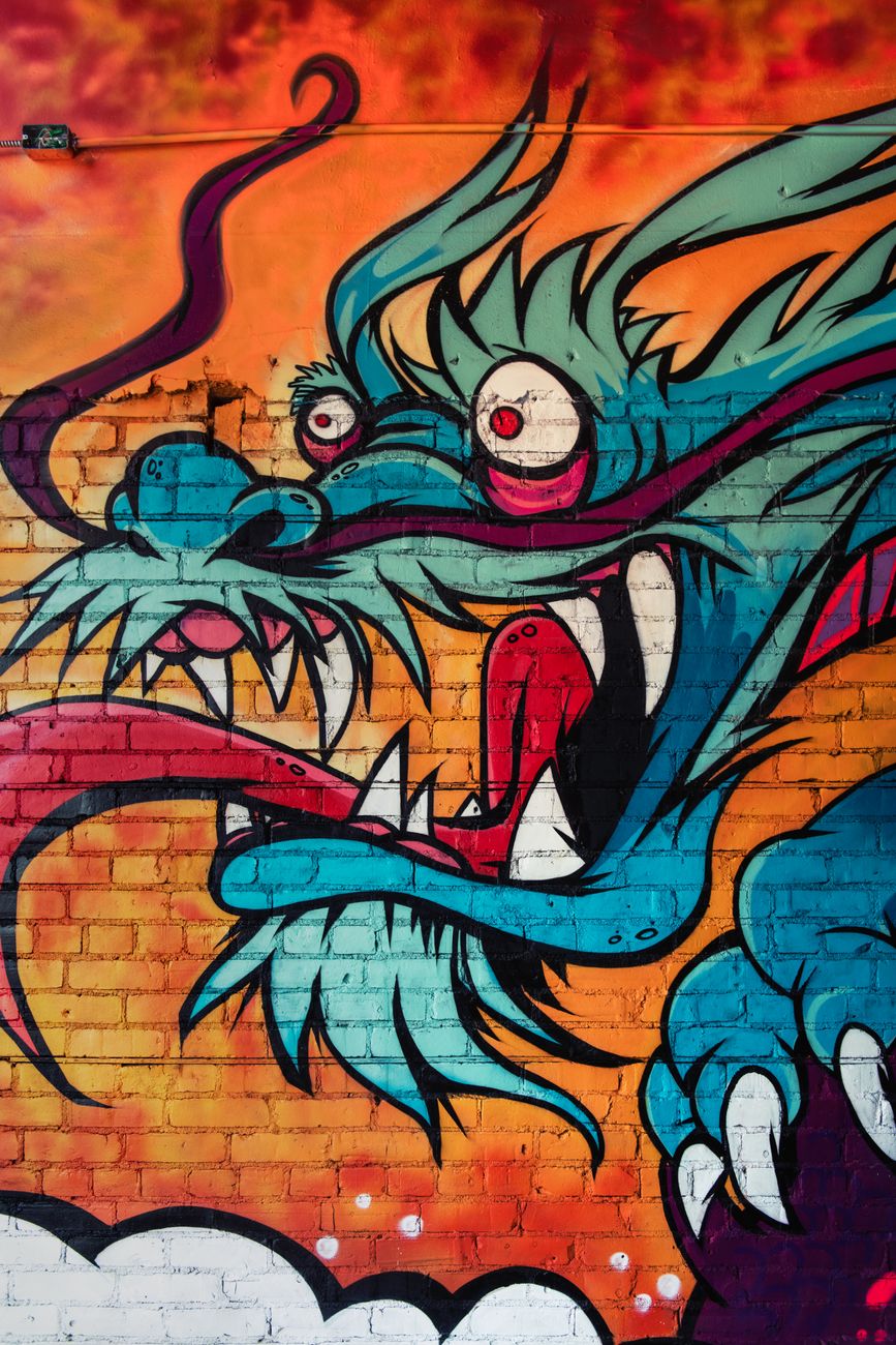 dragon graffiti